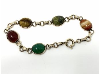 Vintage 12k Gold Filled Scarab Bracelet