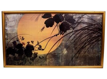 Shibata Zeshin (Japanese, 1807-1891) Framed Print Titled 'Autumn Grasses'