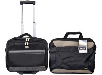 Protege Rolling Bag And Targus City Gear Topload Laptop Bag
