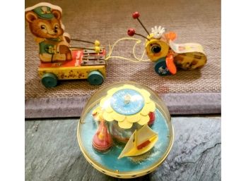 (3) Vintage Fischer Price Toys