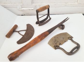 (4) Antique Kitchen Tools