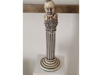 Miniature Bust Of Freud On Pillar