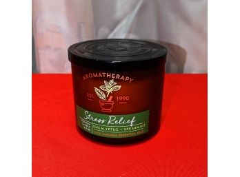 Aromatherapy Unused Stress Relief Candle
