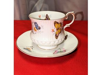 Antique Rosina Queens China Cup And Saucer Set