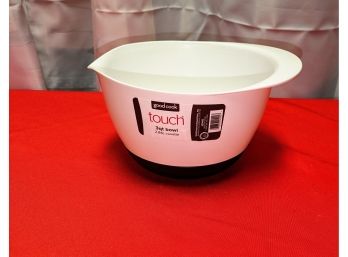 White Good Cook Touch 3qt. Mixing Bowl