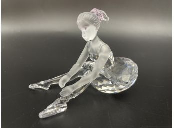 Swarovski Crystal Art- Young Ballerina.