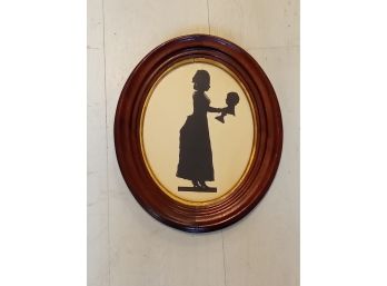 Antique  HAND MADE SILHOUETTE PAPER CUT OUT