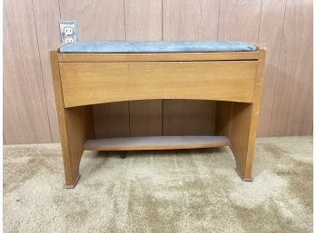 Vintage Mid Century Modern Dressing Bench