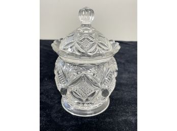 Westmoreland Elite Clear Antique Eapg Sugar Bowl With Lid