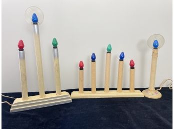 Vintage Candlesticks Christmas Lights