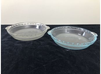 Pair Of Pyrex Pie Plates