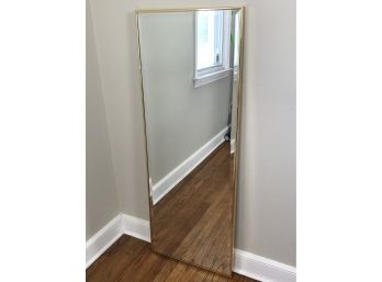 Large Beveled Glass Mirror