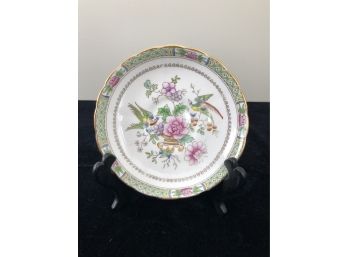 Tuscan Teacup Saucer Birds Of Paradise Bone China Plate