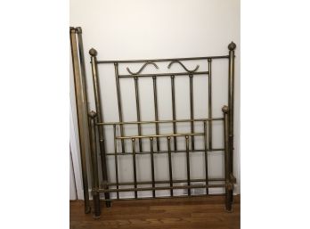 Brass Full Size Bed Frame With Head And Foot Boards