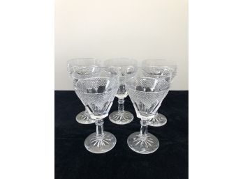 Vintage Hearthside Wine Goblets - Set Of 5