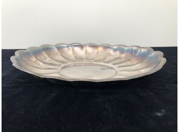 Reed & Barton 110 Holiday Silverplated Oval Serving Platter