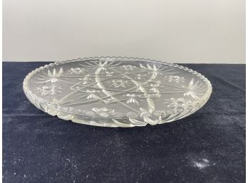 Anchor Hocking Star Of David/Early American Platter