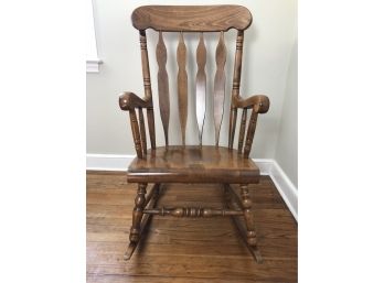 Vintage Maple Rocking Chair