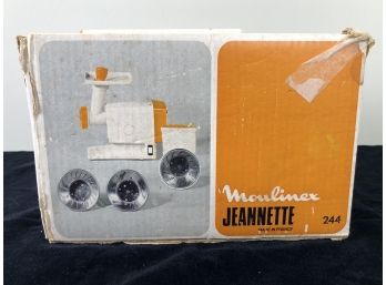 Vintage Moulinex Combine' Jeannette Food Processor