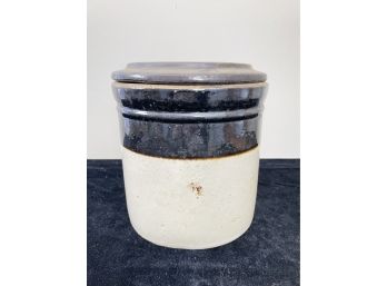 Ceramic Crock With Lid