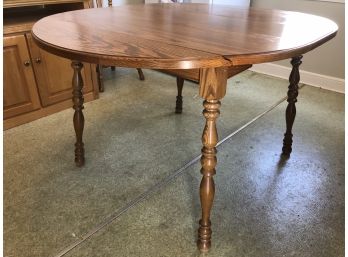 Vintage Cochrane Thresher Table With 2 Leaves