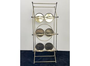 Vintage Atomic Modern Mid Century 'Tipsy Tim' Glassware Caddy Carrier By Renel