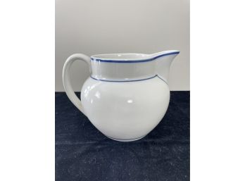 Viana Du Castelo Blue And White Pitcher