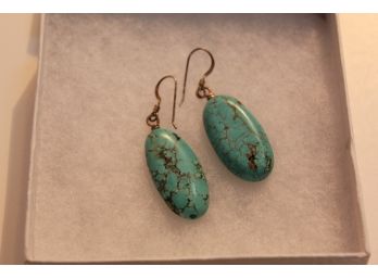 Hand Made Turquoise Earrings