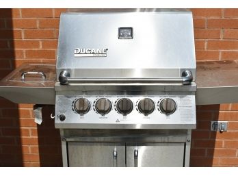 Stainless Steel Ducane Outdoor Propane Grill, Rotisserie & Side Burner