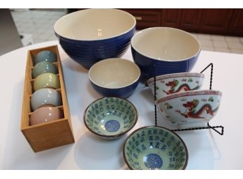 William Sonoma Emile Henry Bowl Set, Ceramic Bowls