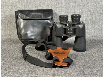 Minolta Classic II 10x50 Binoculars With Case & Cabela's Harness