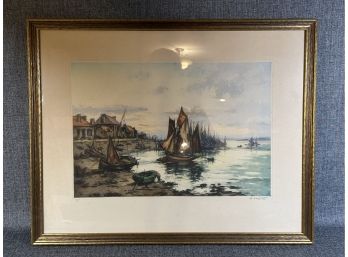 Print, Seascape, Pencil-Signed