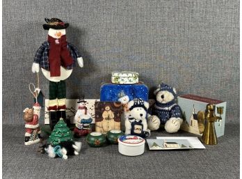 A Large Assortment Of Decorative Holiday Items