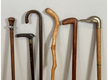An Interesting Collection Of Useful Canes