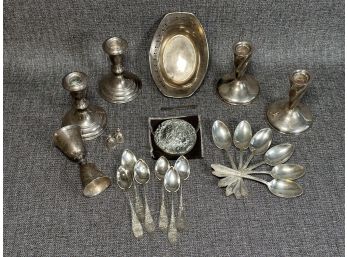 An Assortment Of Sterling Silver Items, 380g/12.21 TO