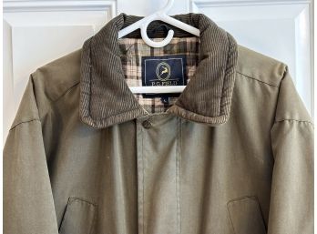 P.G. Field Waxed Cotton Field Coat, Made In The British Isles, Men's L