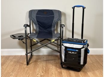 Quality Timber Ridge Recreational Chair & Cooler