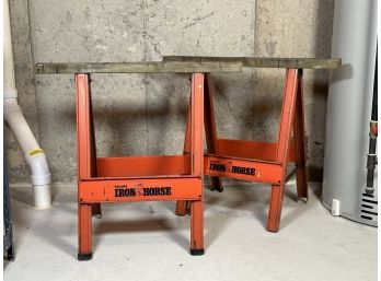 A Pair Of Hirsh Ironhorse Sawhorses