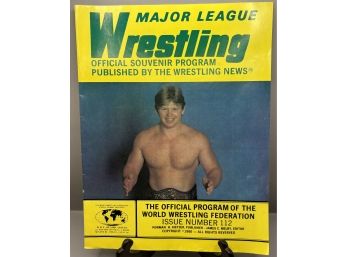 1980 Major League Wrestling Program Issue 112