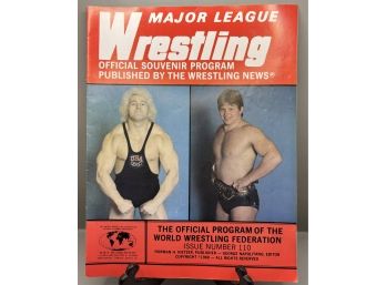 1980 Major League Wrestling Issue 110