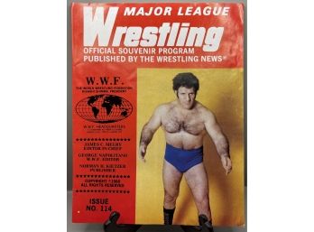 1980 Major League Wrestling Program Issue 114