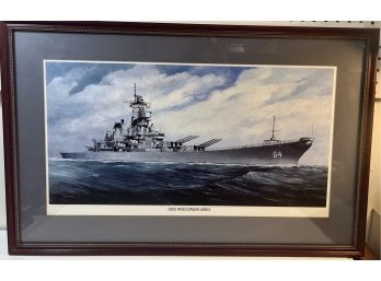 USS Wisconsin BB64 Print