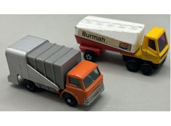 2 Vintage Matchbox Trucks