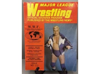 1980 Major League Wrestling Program Issue 113