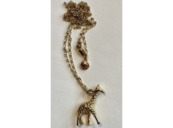 J. Crew Giraffe Pendant Necklace