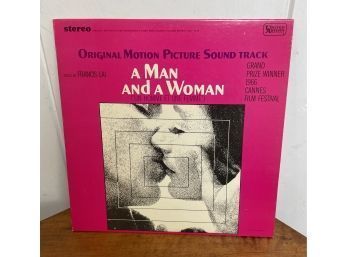 Vintage LP - 'a Man And A Woman' - Original Motion Picture Soundtrack - 1966