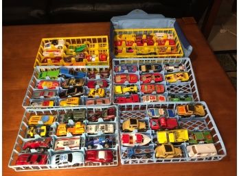 Vintage Matchbox, Hot Wheels, Lesney, And Yatming Car And Truck Collection