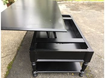 Two Tier Top Riser Cocktail Table