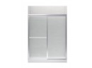 Sterling Deluxe Silver 54-in To 60-in X 70-in Framed Bypass Sliding Shower Door