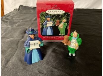 Hallmark Munchkin Land Mayor & Coroner Ornament